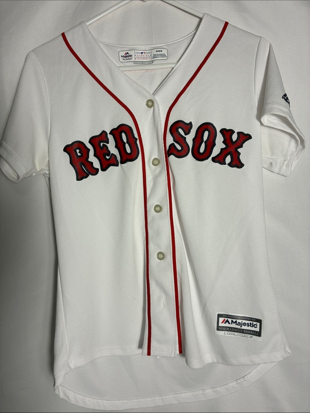 Majestic Boston Red Sox Women’s Home Button-Up Jersey size Medium